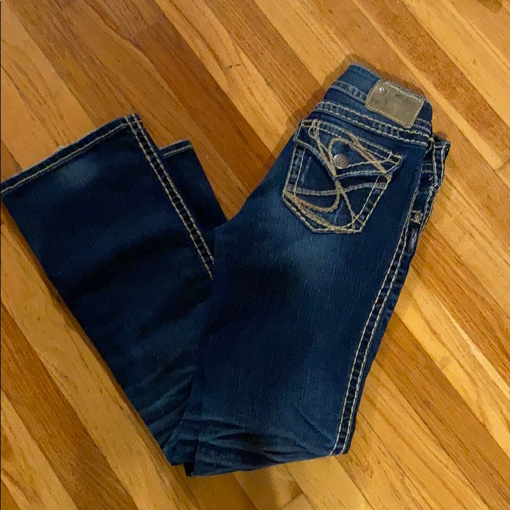 Silver jeans